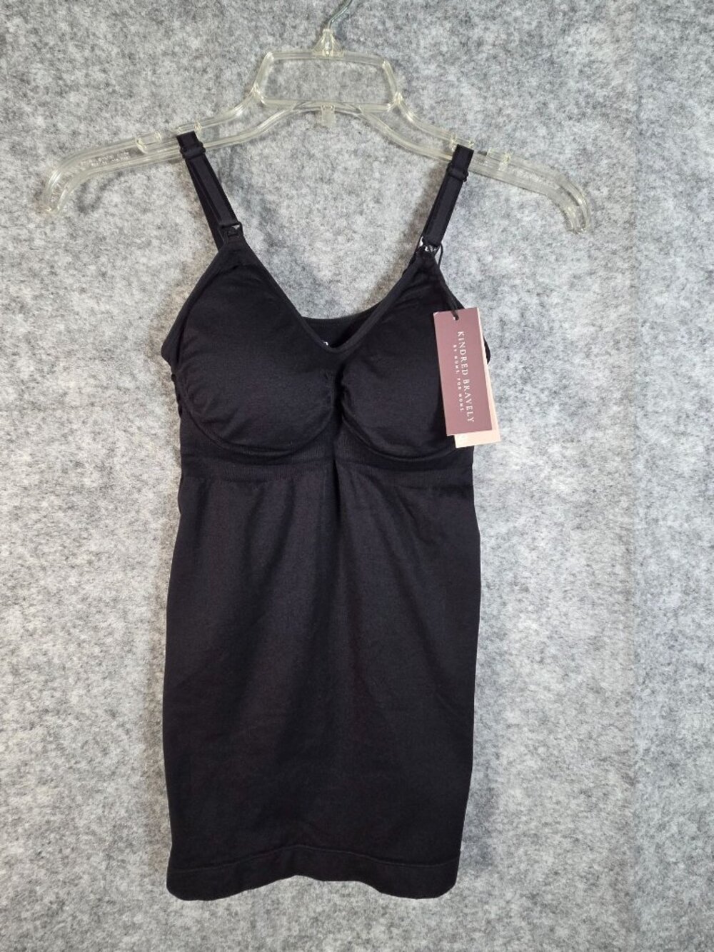 Kindred Bravely Nursing Tank Small Black Maternity Breastfeeding NWT